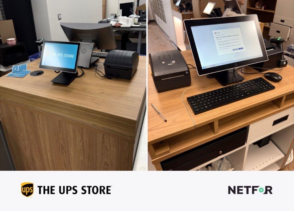 POS System recently installed at a franchise